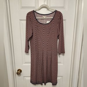 NWT Long Sleeve Patterned Dress